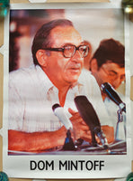 1971 Malta Labour Party Poster - 'Dom Mintoff'