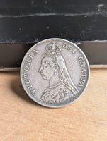 1890 British Silver Florin