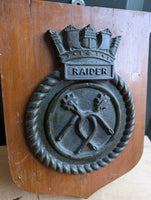 WW II HMS Raider Ship Crest