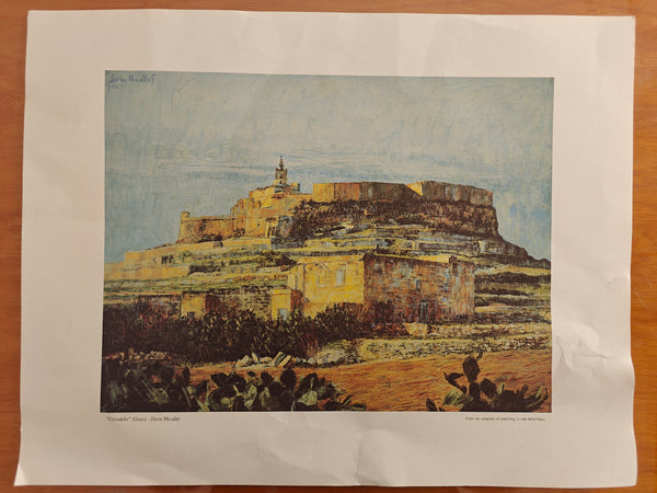 "Cittadella" (Gozo) print by Doris Micallef