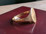 1920s 18ct Signet Gold Ring.