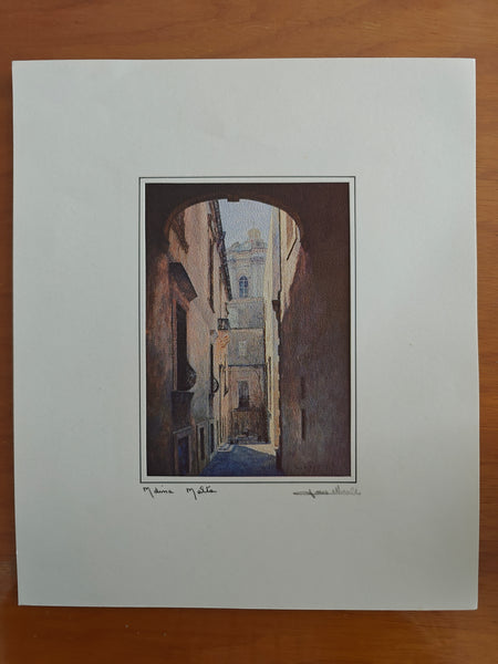 Mdina Malta print by Doris Micallef