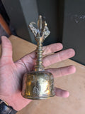 1970s Tibetan Solid Brass Bell