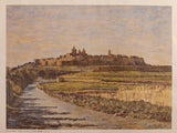 View of Mdina - Malta print by Doris Micallef