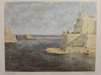 St. Angelo, Malta print by Doris Micallef