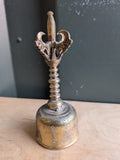 1970s Tibetan Solid Brass Bell