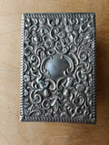 Victorian 1886 Sterling 925 Silver Matchbox hold