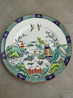 1980s Crown Staffordshire Plate