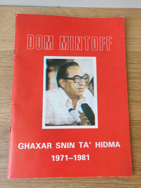1981 Malta Labour Party Book