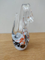 1990s Mtarfa Glass Swan