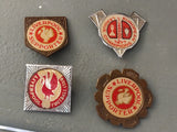 Four 1970s Liverpool FC pins
