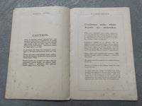 1935 - Austin Seven booklet