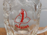Rare 1960s Farsons Half Pint Glass Mug