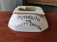 1960s Plymouth Gin Ashtray