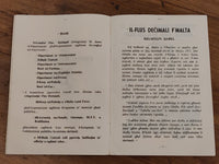 1972 booklet - Gwida Decimali