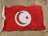 Small 1980s Turkish Nautical Cotton Flag