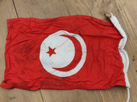 Small 1980s Turkish Nautical Cotton Flag