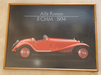 1980s Alfa Romeo 8 CMM - 1934 poster