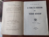 1941 - Il-Fidwa tal-Haddiema fir-'Rerum Novarum'