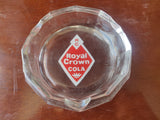 1970s Royal Crown Cola Advertising Glass Ashtray
