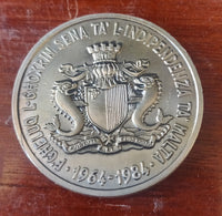 1984 - Twenty Years from Malta Independence Commemorative Medal