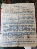 1931 - Gasan Enterprise Promotional Char-a-Banc Letter