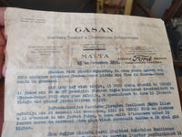 1931 - Gasan Enterprise Promotional Char-a-Banc Letter