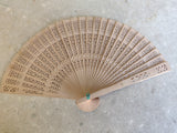 1930s Ladies Wooden Folding Fan