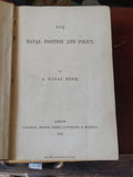 Rare 1859 - Our Naval Position and Policy. By a Naval Peer.