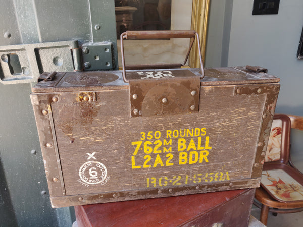 1958 Ammunition Ammo Crate Box