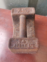 1930s Avery Cast Iron 7lb Weight