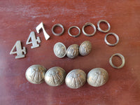 A collection of Maltese 1950s Festa Band buttons