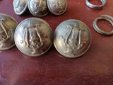 A collection of Maltese 1950s Festa Band buttons
