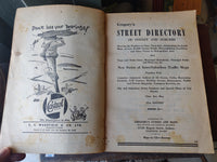 1950s or Earlier Gregory's Street Directory of Sydney & Suburbs