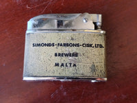 1950s Simonds Farsons Cisk Ltd Advertising Lighter