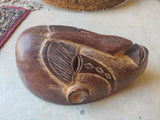1960s or Earlier African Tribal Hand Carved Mask