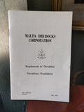 1973 - Malta Drydocks Corporation - Disciplinary Regulations