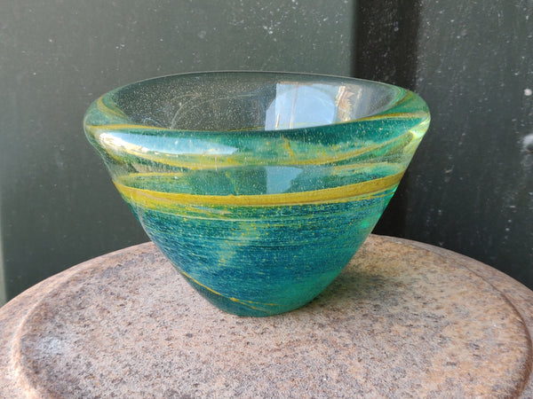 Beautiful 1970s Mdina Glass Bowl