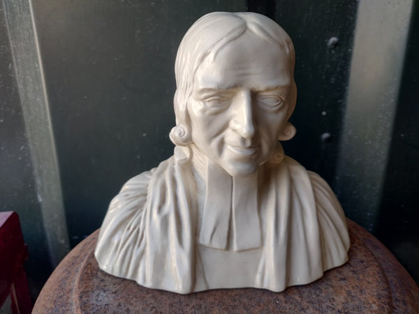 A 1970s or Earlier 'John Wesley' Porcelain Bust
