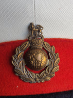 British 1970s Royal Marines Hat with Badge
