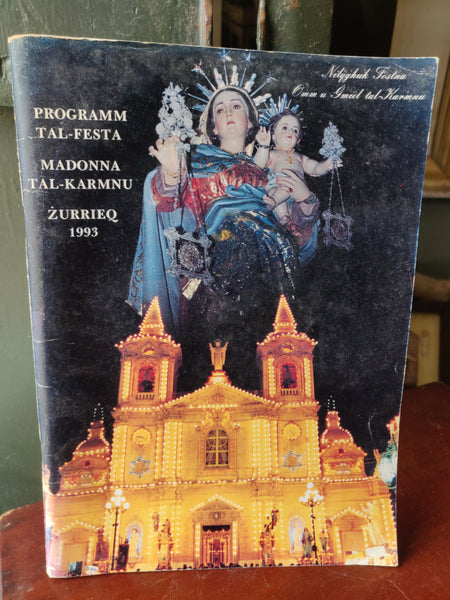 1993 - Programm tal-Festa Madonna tal-Karmnu Zurrieq