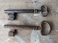 Two Antique 19th Century Maltese Keys