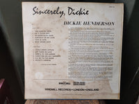 1980s LP - Dickie Henderson ‎– Sincerely, Dickie